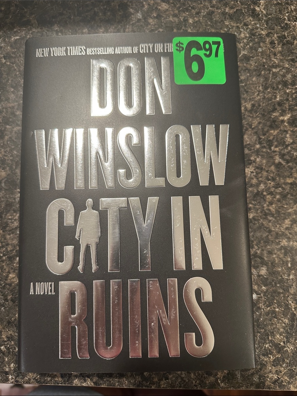 Don Winslow "City in Ruins" Hardcover - Black & Silver